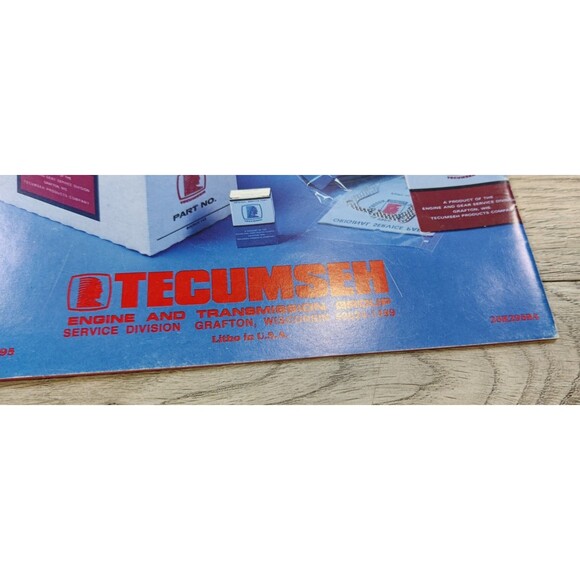 Tecumseh Quick Reference Guide Original Replacement Parts 1995-Small Engine - Picture 5 of 6